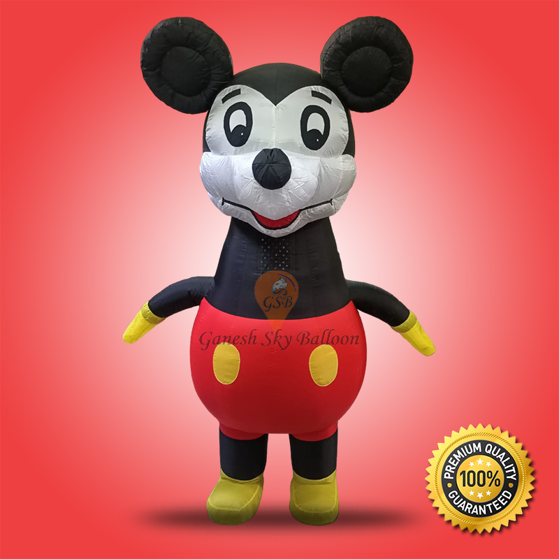 Mickey Mouse Walking Inflatable Character, 6 Feet Air Inflatables