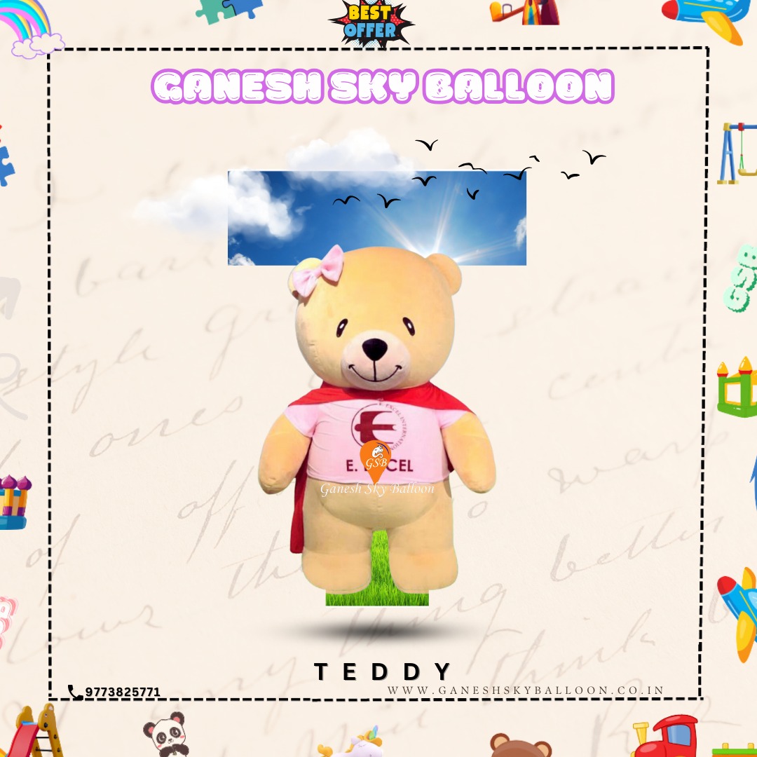 Imported Teddy Mascot