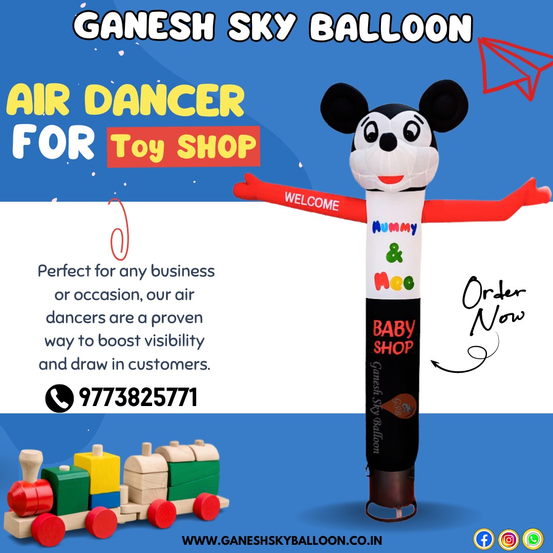 Inflatable air dancer for baby shop