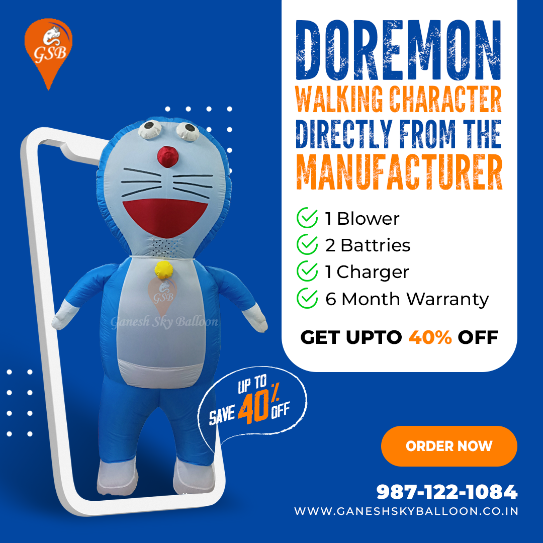 Doremon Inflatable Walking Characater